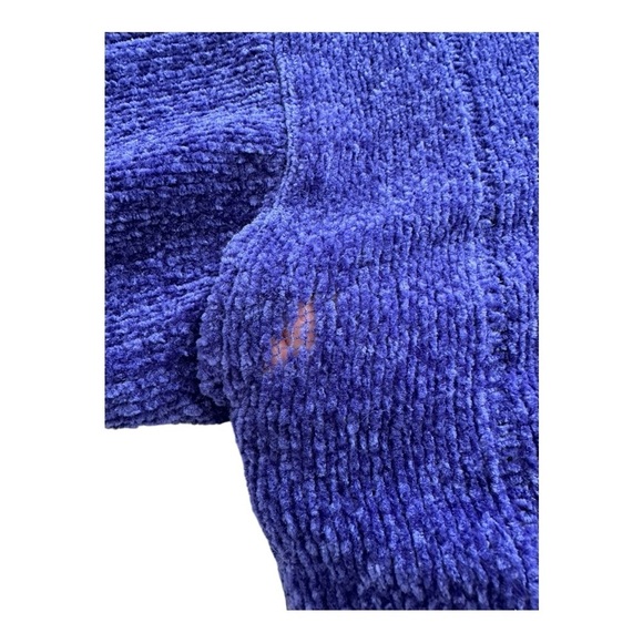 Jessica Sport Sweater Vintage Plus Size Chenille Mock Neck Cable Front - Size 18 - Picture 8 of 10